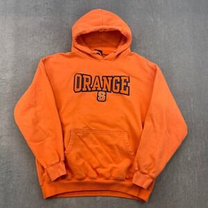 Syracuse University TSI Sportswear Men Orange Embroidered Logo Pullover Hoodie
